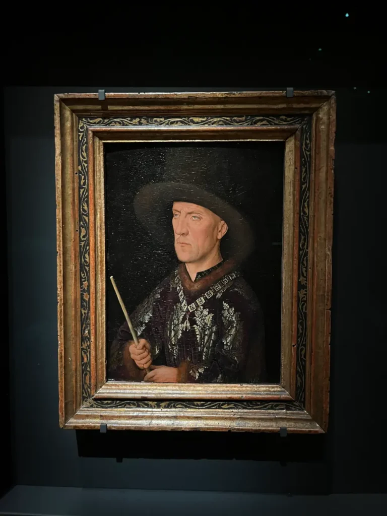 Jan van Eyck portrait of Baudouin de Lannoy showing Northern Renaissance realism